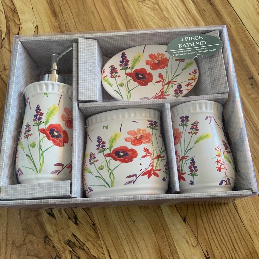 4 piece bath set